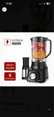 Vendo liquidificador novo