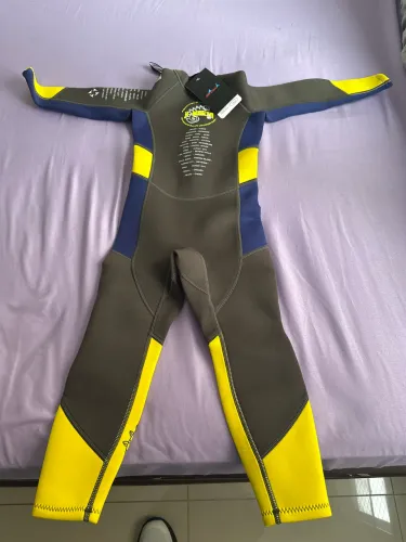 NOVO Roupa Quente De Manga Comprida 2,5mm Neoprene Surf Infantil