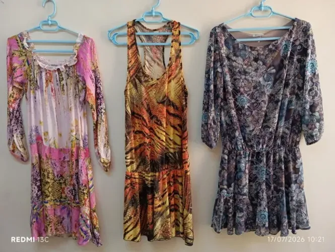 kit c/3 VESTIDOS M/42