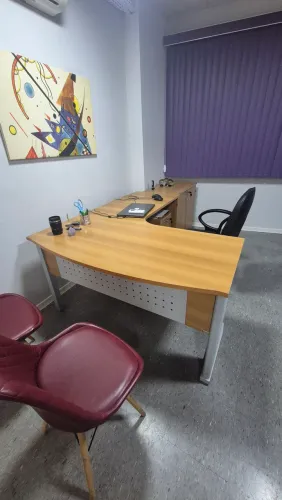 Mesas de escritório em L