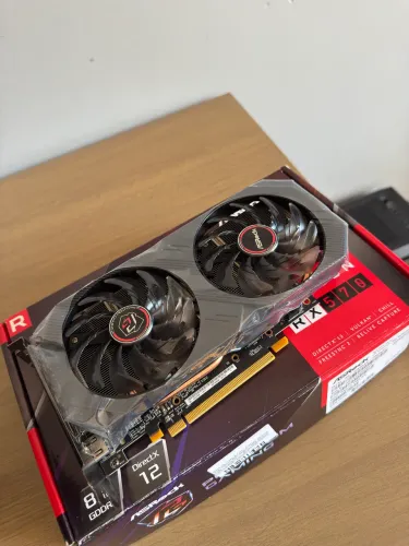 Placa de Vídeo - RX 570 8GB ASRock