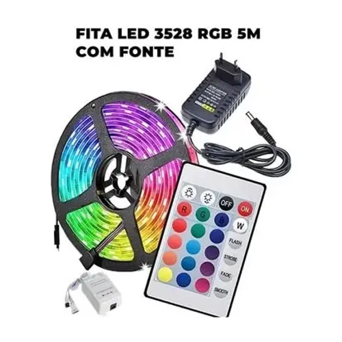 Fita Led 16 cores 5 metros 