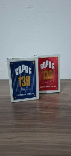 Kit 2 Baralhos Copag 139 - Azul e Vermelho