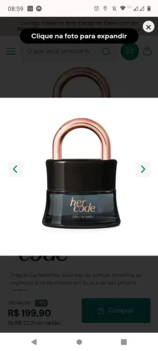 Perfume O Boticário 