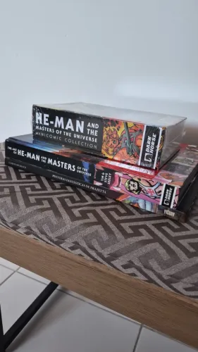 Lote 3 encadernados - Mestres do Universo e Arte de Frank Frazzeta