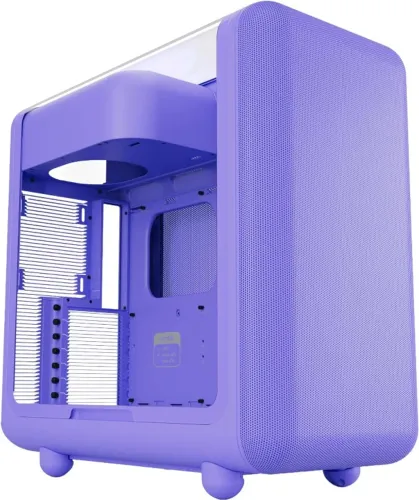 Gabinete hyte x50 taro milk edition (roxo), novo na caixa.