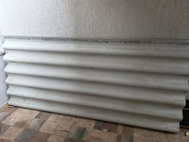 Telha fibroaquecimento