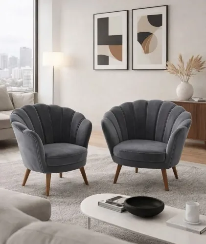 Par de Poltronas Flor 