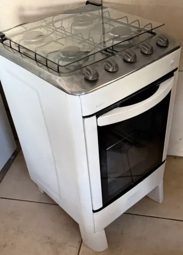 Fogão 4 bocas esmaltec usado barato não é acendimento elétrico