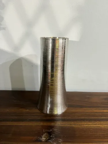 Vaso banho Prata St. James Spin 22x8CM