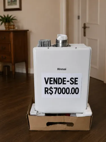 Aquecedor a Gás Rinnai E43 Bivolt GLP Digital 45 L/Min Branco