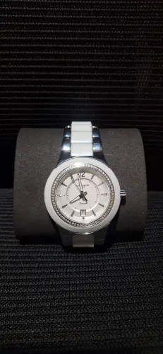 RARO Relógio Constantim 1892 Cerâmica, Aço e Safira unisex - Sofisticação e Elegância