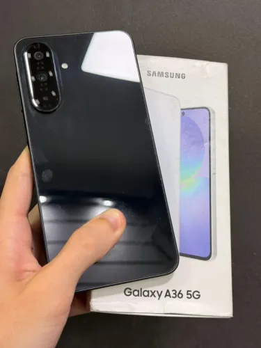 Galaxy A36 5G Preto 256Gb/8Gb RAM completo com caixa