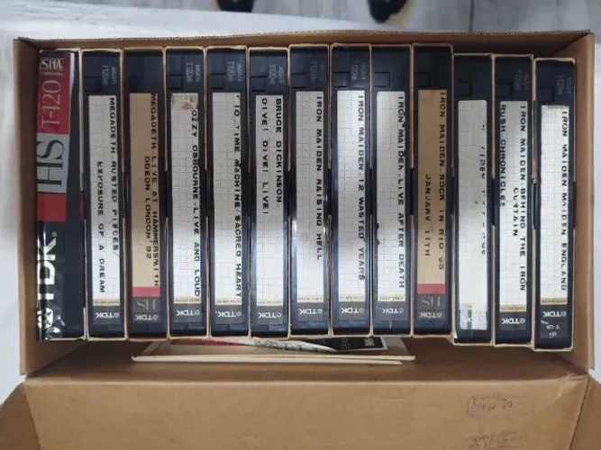 Fitas VHS gravadas