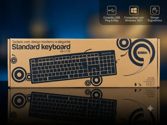Vendo teclado novo Standard na caixa.