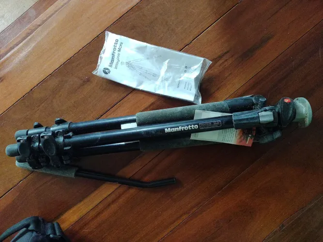 Tripé Manfrotto câmera fotográfica 190XPROB fotografia profissional