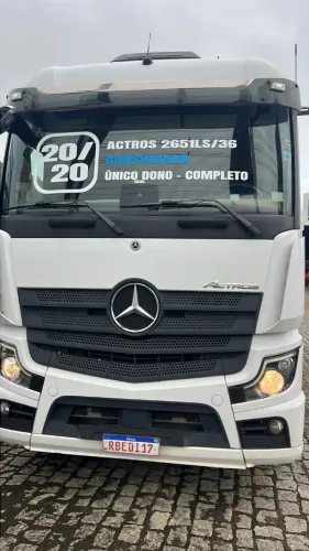 ACTROS 2651 ANO 2020 CONSIGNADO UNICO DONO 2653,2553,FH540,FH460,2544