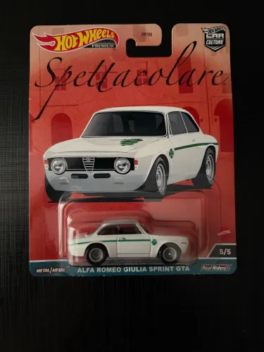 Hot Wheels Premium 5/5 Spettacolare Alfa Romeo Giulia Sprint GTA Lacrado