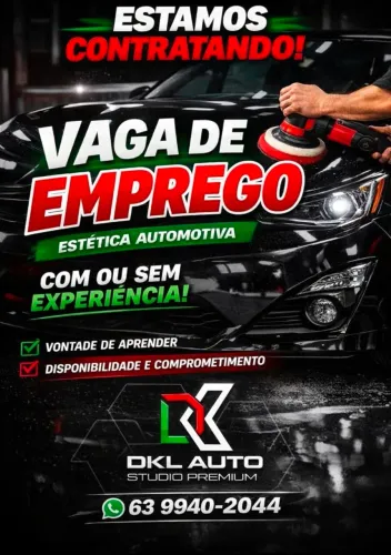 VAGA DE EMPREGO, PRA COMEÇAR A TRABALHAR HJ!