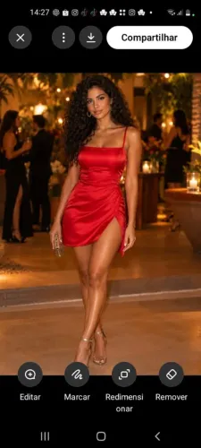 Vestido de festa de seda 