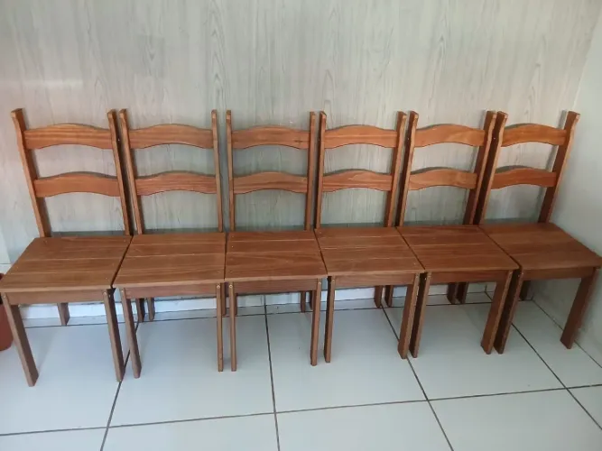 Conjunto de 6 cadeiras
