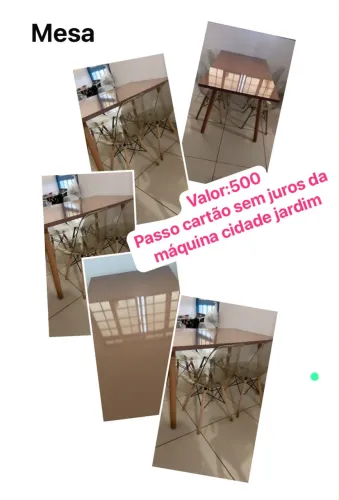 Mesa 4 cadeiras
