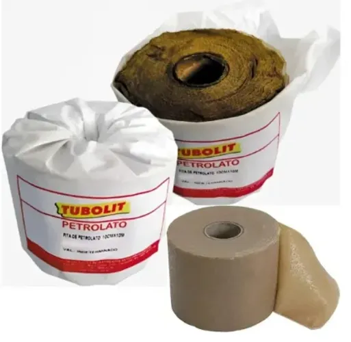 Fita De Proteção Anti-corrosiva Petrolato 5cm X 10m Marrom Lisa marca Tubolit