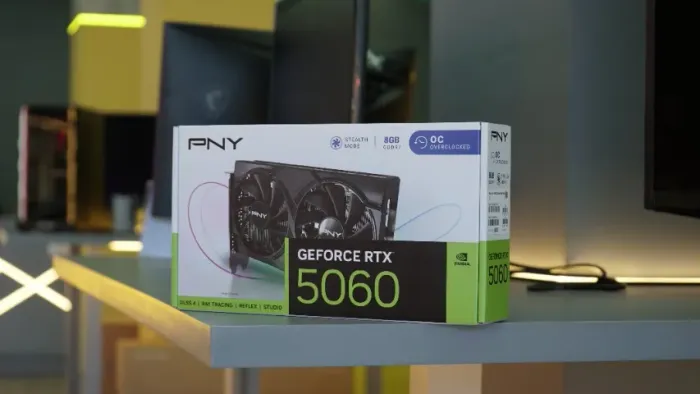 Placa de Vídeo RTX 5060 8GB PNY Dual OC por R$2.399,00