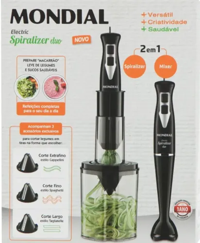Mixer Mondial Preto 350W CS-03 - 2 Velocidades