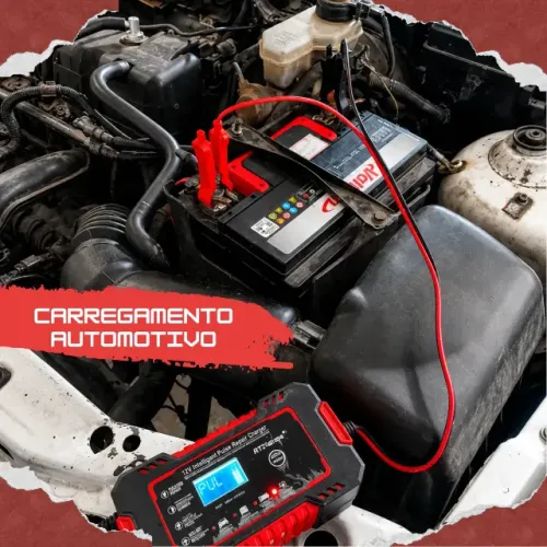carregador de bateria automotiva