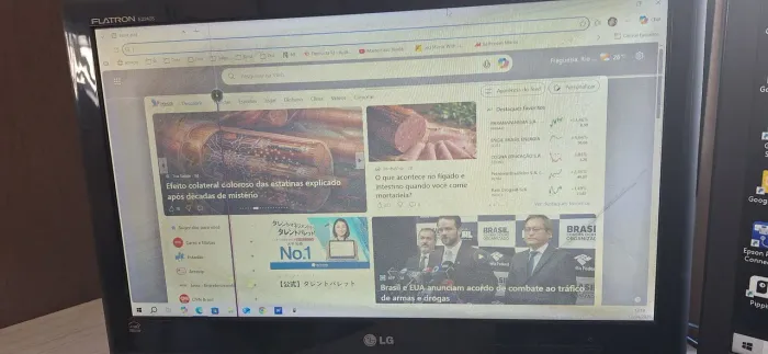 Monitor LG Flatron E2240S 22 polegadas Funcionando 