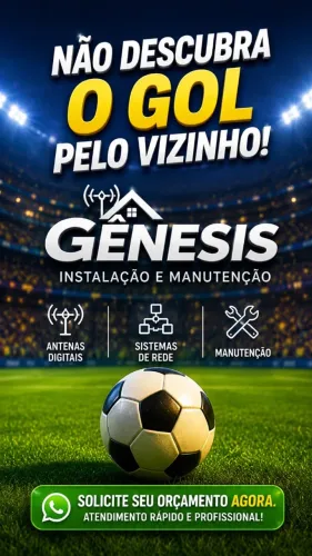 Instalação de Antenas e Câmeras de Segurança - Gênesis