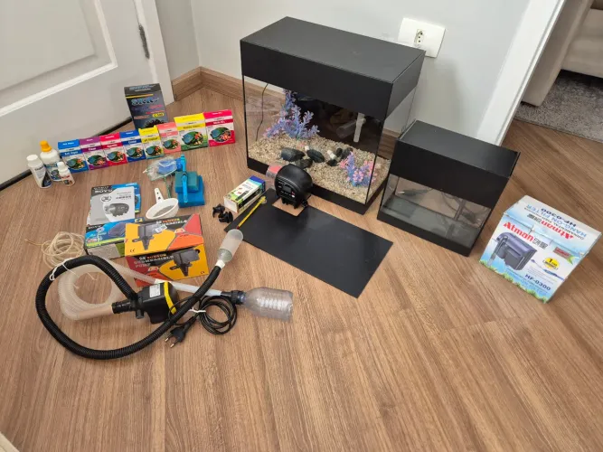 Super kit aquário 30 litros - Desapego!