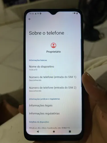 Motorola e13 bem conservado