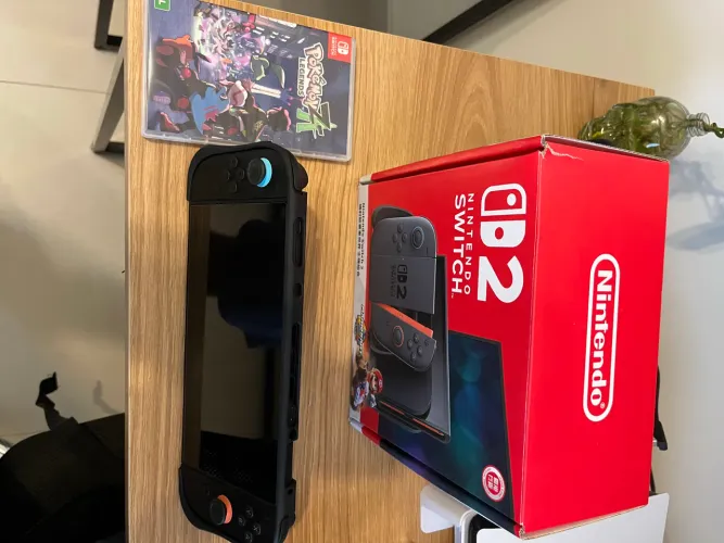 Nintendo Switch 2 pouco usado completo + Pokémon ZA