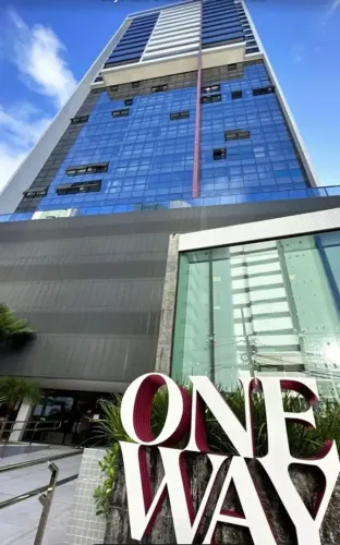 Apartamento Mobiliado Res. One Way C/64m² 2 Quartos,1Suíte, Varanda, Porteira Fechada