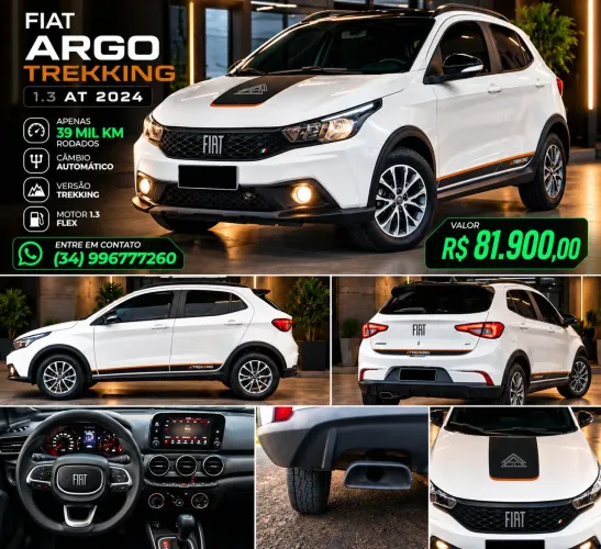 Fiat Argo Trekking 1.3 8V Flex Aut. 2024