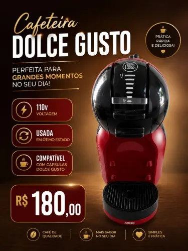 Cafeteira Dolce Gusto