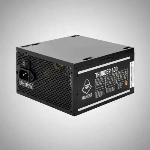 Fonte Mancer Thunder 600w Atx 80 Plus Bronze Com Pfc Ativo (Usado)