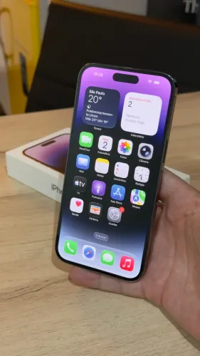 iPhone 14 Pro Max 128GB - Com nota fiscal! Loja física! Com 3 meses de garantia! Até 12x