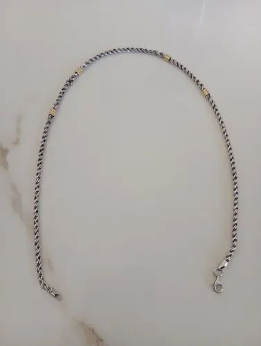 Vendo colar de prata qualidade da prata 925, feminino