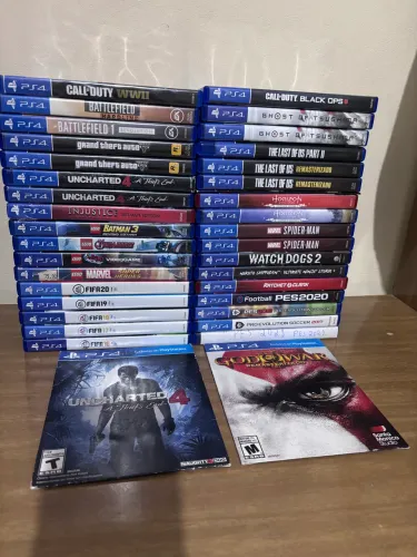 Jogos De Ps4 - GTA/HOMEM ARANHA/UNCHARTED