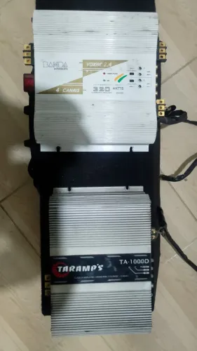 Caixa celada, potência Taramps