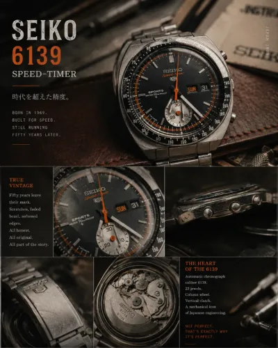 Seiko Speedtimer 6139 6032