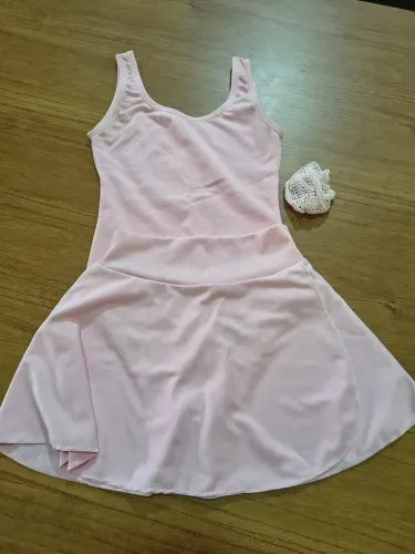 Roupa de ballet infantil rosa