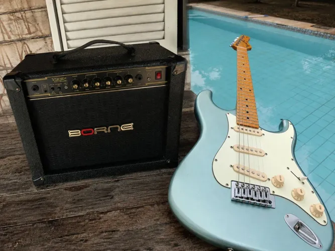 Guitarra Tagima + Amplificador Borne Vorax 840 Studio