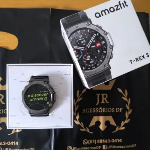 Amazfit T-Rex 3 Preto Lacrado