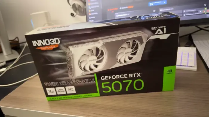 GeForce RTX 5070 INNO3D 12Gb (Usada/Excelente)