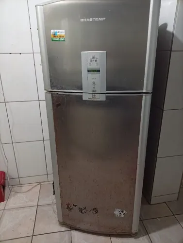 geladeira inox 110