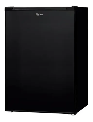Frigobar Philco 68L Preto Compacto com Compressor 5 Níveis PFG85P